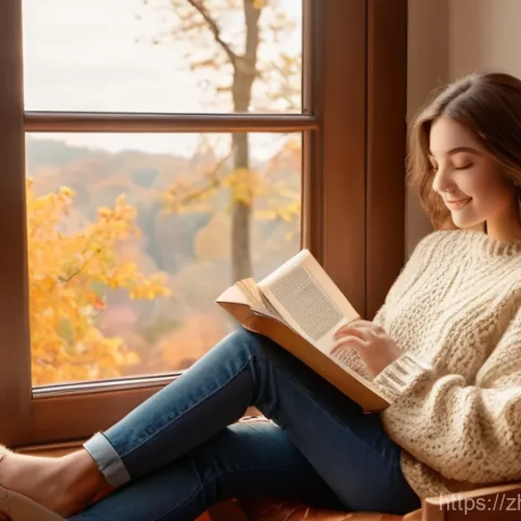 공중보건 개론 - **Prompt 1: "Cozy Autumn Afternoon"**
"A young woman, approximately 20-25 years old, with long w...