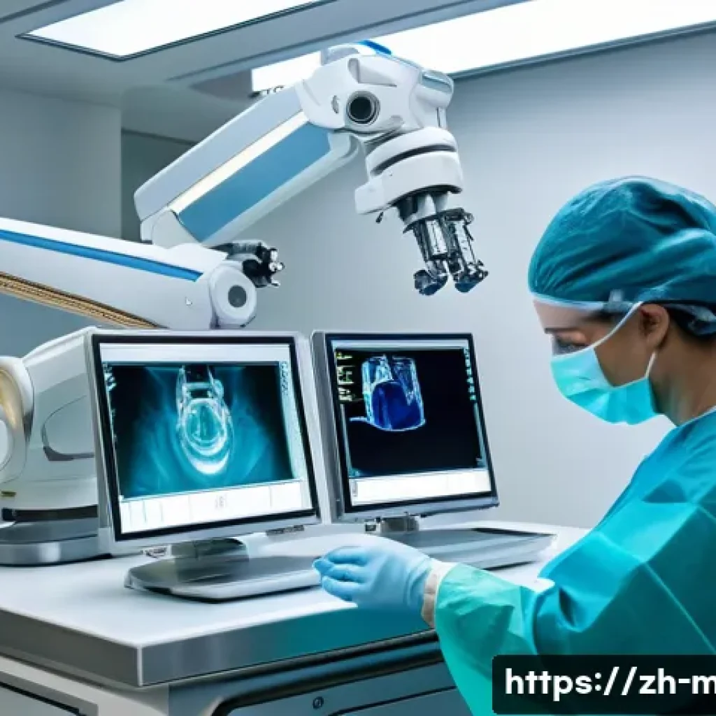 외과학 개론 - **Prompt: "A highly skilled surgeon in sterile scrubs and mask intently operating a sophisticated 'D...