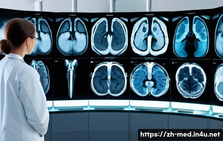 인공지능 의료 적용 - **Prompt 1: AI-Assisted Medical Imaging Analysis**
    "A diverse team of healthcare professionals, ...