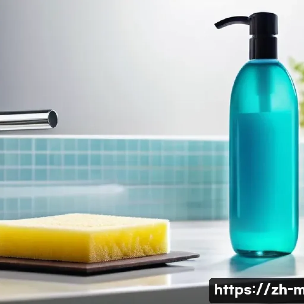 세균 감염 질환 - **Image Prompt 1: The Hidden World of Household Germs**
A brightly lit, modern kitchen and bath...